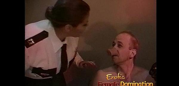  Policewoman and a dominatrix team up to interrogate a criminal-6